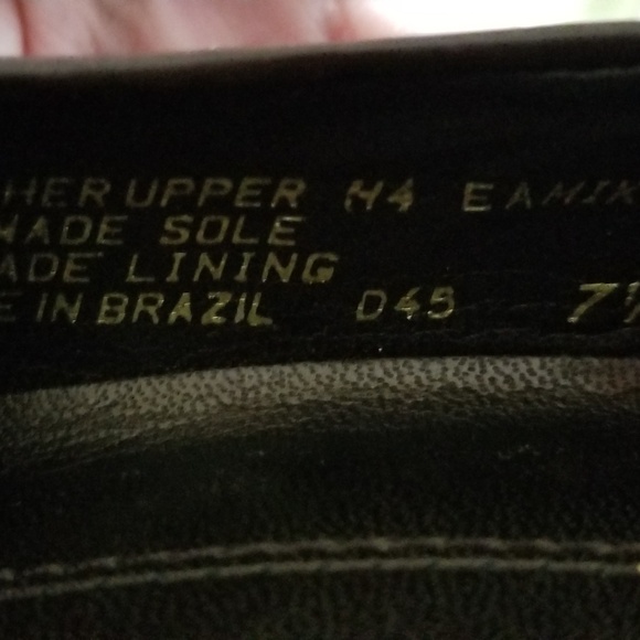 Brown square toe 3" chunky heel - Picture 7 of 7